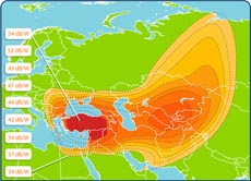 Turksat 1C Ku-band East Spot Beam